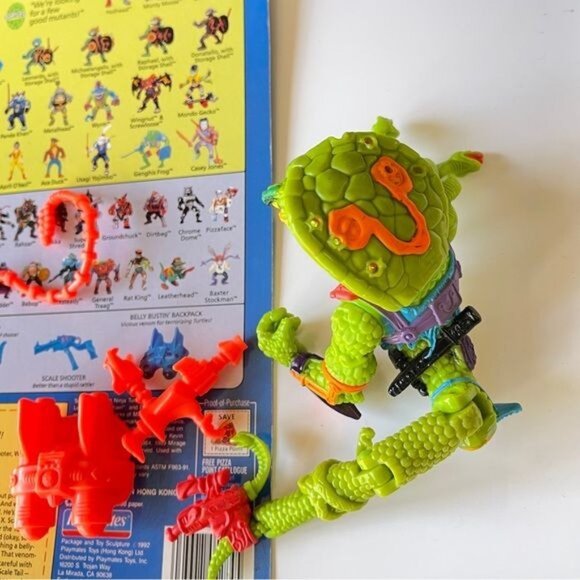 Scale Tail TMNT Snake Action Figure Playmates Teenage Mutant Ninja Turtles 90s - Picture 7 of 11